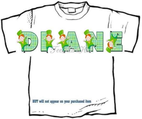 T-shirt, Your NAME in LUCKY IRISHMEN, leprechaun - (youth & Adult Sm - xLg)