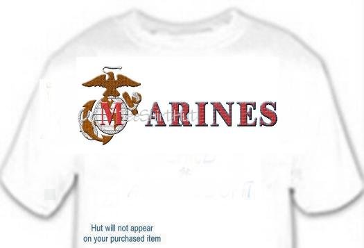 T-shirt, Your in Name in MARINES - (adult 4xlg - 5xlg)