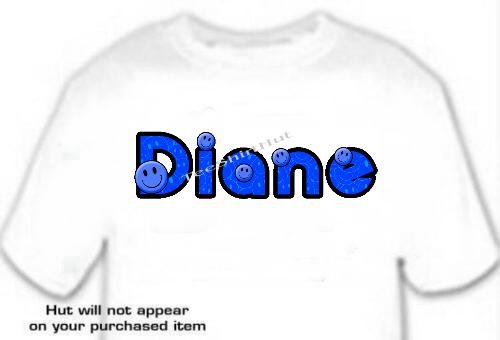 T-shirt , YOUR NAME in SMILEY FACES, - (adult Xxlg)