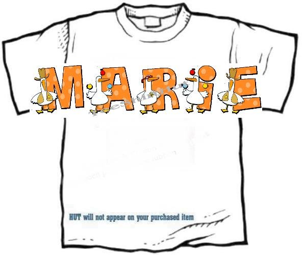 T-shirt, Your Name in SILLY GOOSE, - (Adult 4xLg - 5xLg)