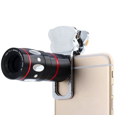 Clamp Camera Lens including Fisheye Telephoto Macro and Wide Angle for Most Smart Phones(IA0194703)