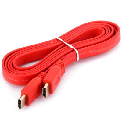 Red HDMI Male to HDMI Male Extension Cord for DVD HDTV Game Console - 1.5M(112092704)