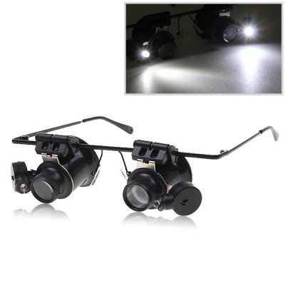 Binocular Magnifying Glasses Magnifier with LED Light for Watch Repair(OM0012001)