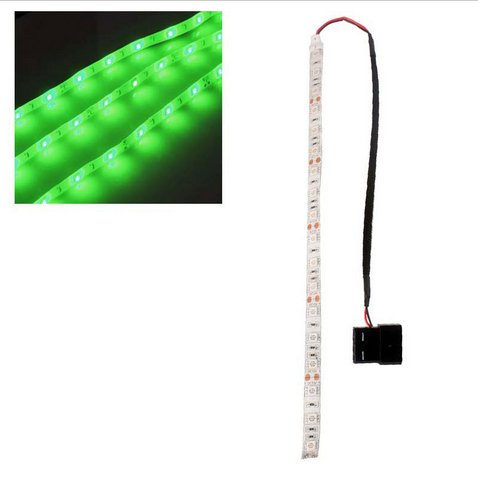 Green 60cm 5050SMD LED PC Computer Case Strip Light Self-adhesive(HT-49842 Green)