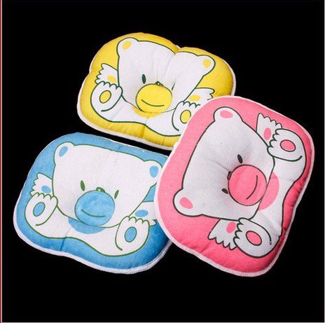 1 Pcs Blue Support Shape Soft Cotton Baby Boys Girls Pillow Cushion Pad