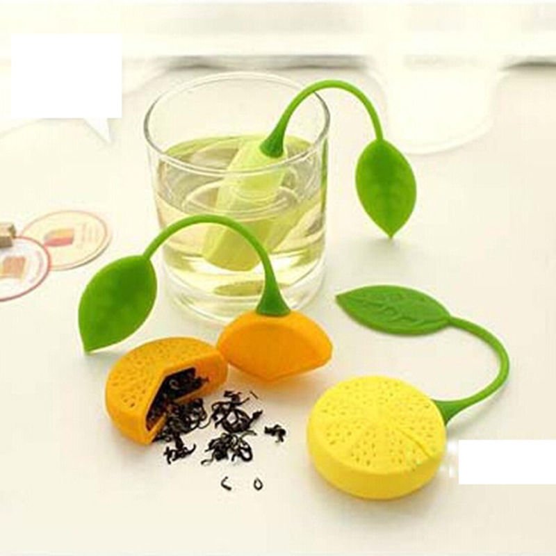 2 x Drinker Teapot Teacup Herb Tea Strainer Filter Infuser Bag Lemon Silicone