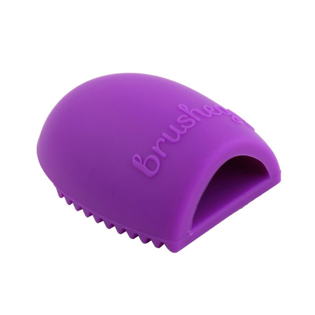 Cleaning Cosmetic Makeup Brush Foundation Brush Silicone Cleaner Tool Purple