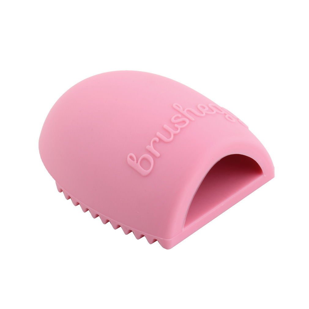 Cleaning Cosmetic Makeup Brush Foundation Brush Silicone Cleaner Tool Pink