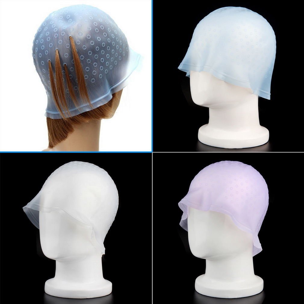 1 Pcs Hair Salon Coloring Hairdressing Highlighting Bleach Dye Cap Hook Color Tipping