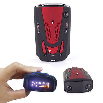 Car GPS Radar Detector 16 Band Voice Alert Laser V7 LED Display