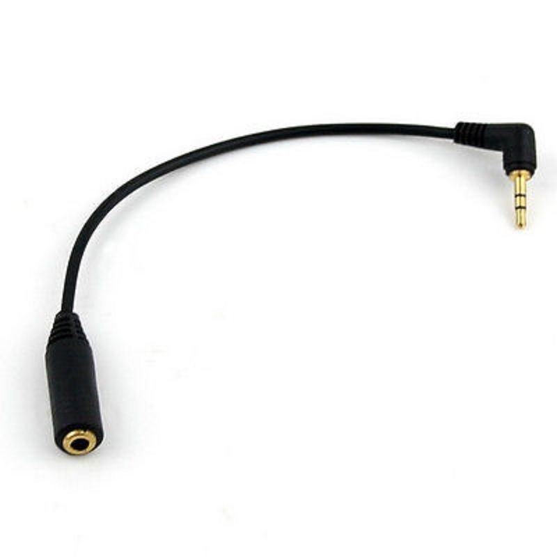 2.5mm Male to 3.5mm Female Stereo Jack Audio Adapter Cable Cord Connector MP3