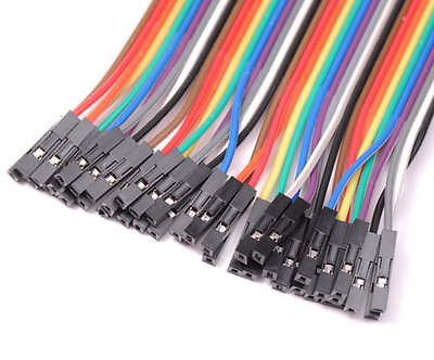 Male to Male 40PCS Jumper Wire Cable 1P-1P 2.54mm 20cm For Arduino Breadboard Sale