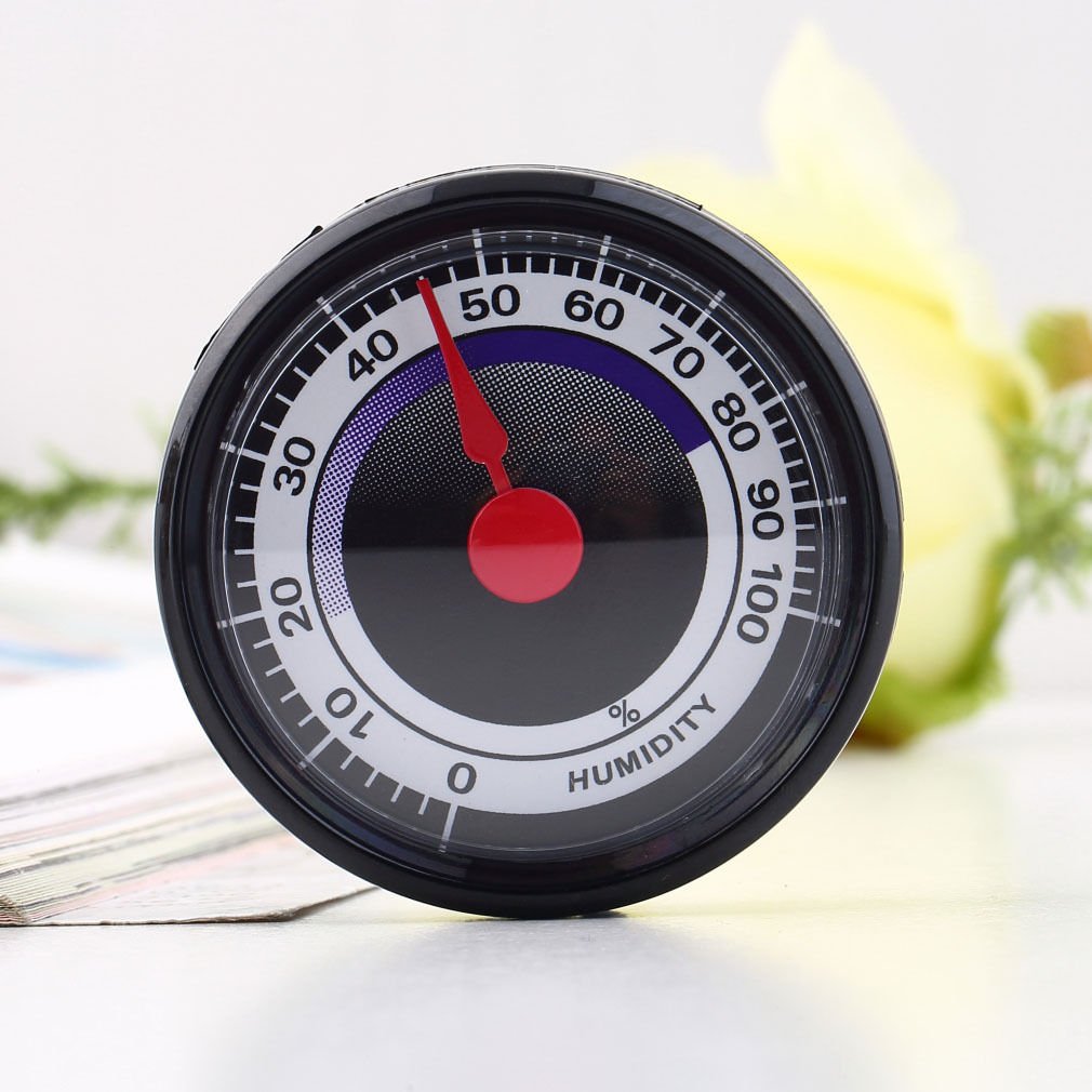 Durable Analog Hygrometer Humidity Meter Mini Power-Free Indoor Outdoor DB