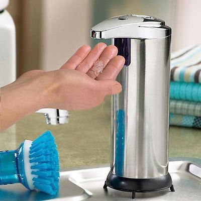 Stainless Steel Handsfree Automatic IR Sensor Touchless Soap Liquid Dispenser DB