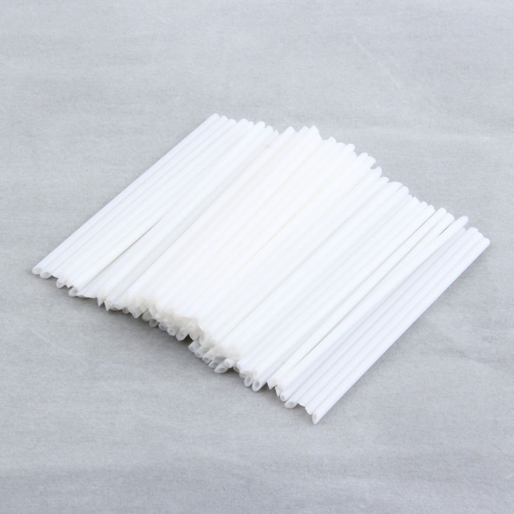 80 pcs Pop Food Sucker Sticks Chocolate Cake Lollipop Sweet Candy Making DB