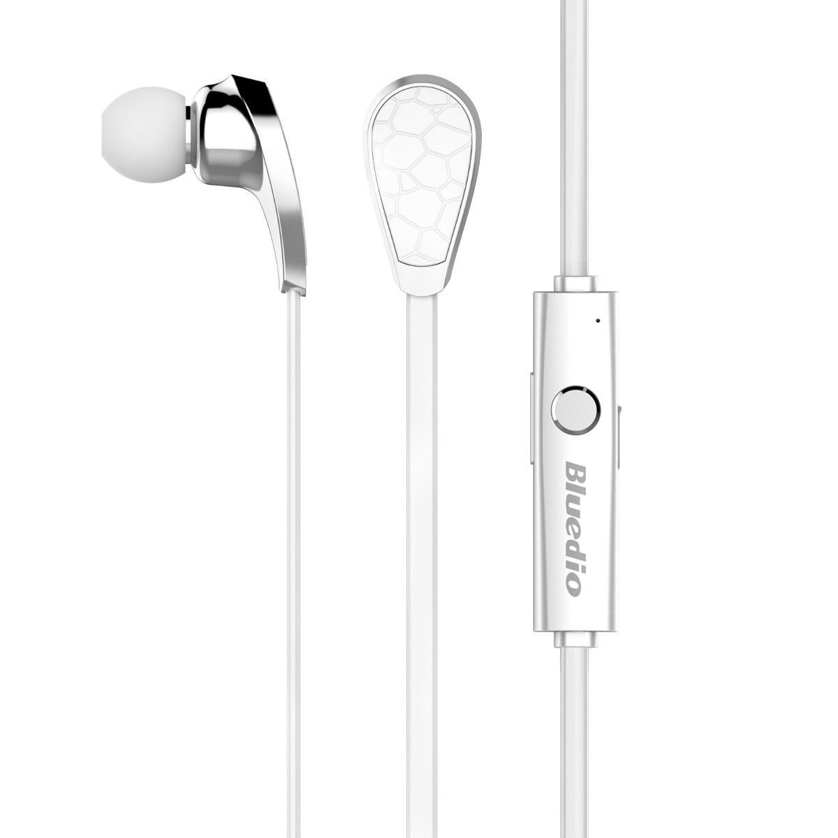 White Bluetooth 4.1 Wireless Stereo Earphone Handsfree Sport Headset for iPhone 5 5S 6 db
