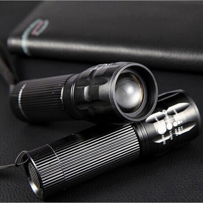 High Power Torch 500 Lumen Zoomable LED Flashlight Torch Outdoor Lighting DB