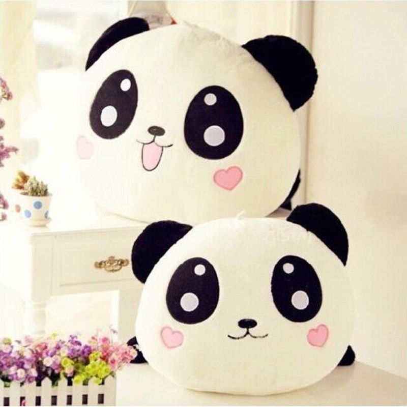 Baby Pillow Plush Doll Toy Stuffed Animal Panda Pillow Bolster Gift 20cm 8" DB