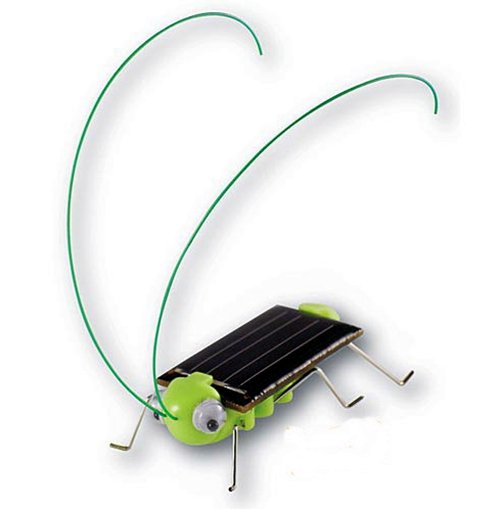 Solar Toy Fun Solar Power Robot Insect Locust Grasshopper db