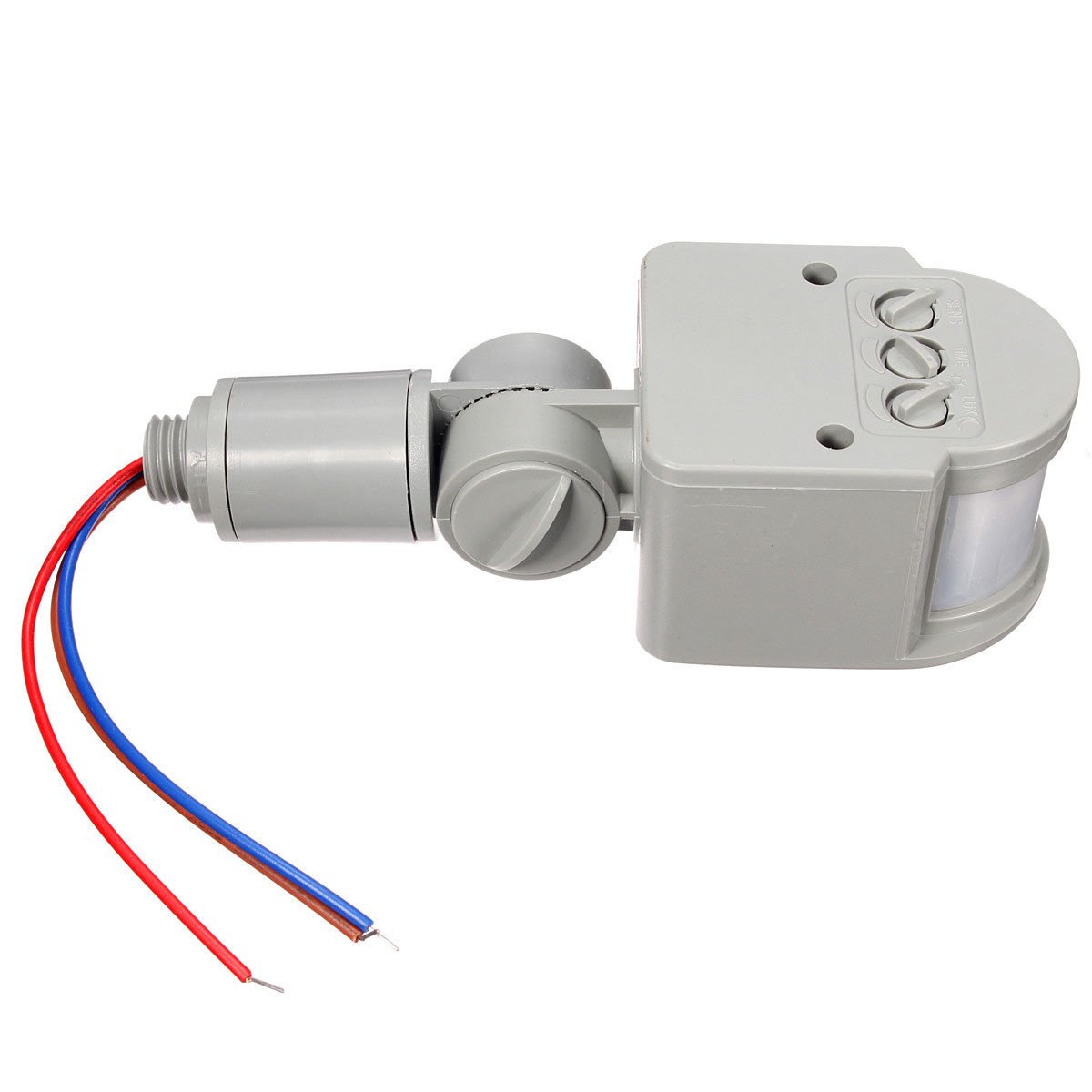 DC 12V Automatic IR Infrared PIR Motion Sensor Switch LED For Light Lamp Grey One Pcs