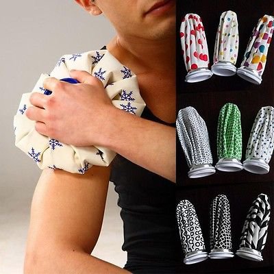 1 Pcs 9" Healthcare Reusable Knee Head Leg Muscle Sport Injury Relief Pain Ice Bag Cap db