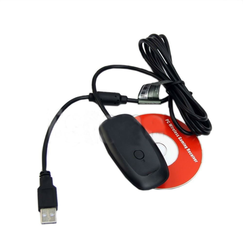 PC Wireless Controller Gaming USB Black Receiver Adapter For Microsoft XBOX 360 db