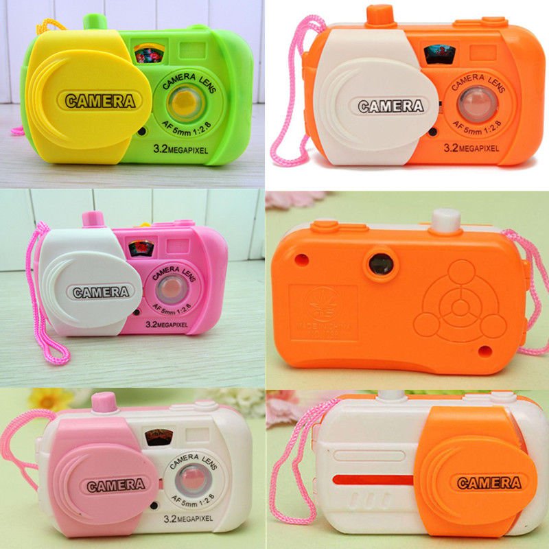 2 x Kids Children Baby Study Camera Take Photo Animal Learning Educational Toys One Pcs db