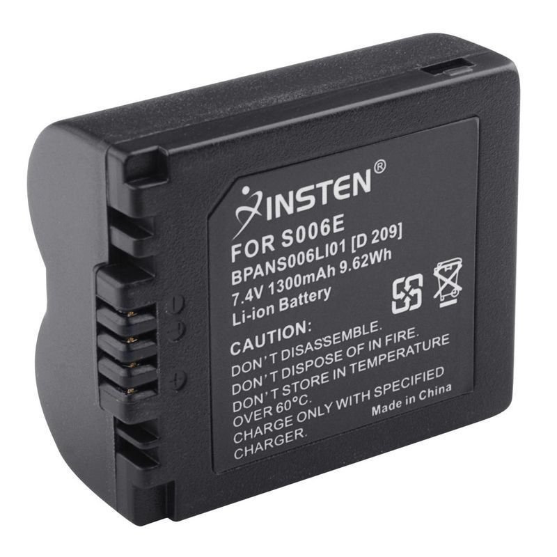 2 Battery For Panasonic Lumix CGA-S006E CGA-S006A/1B DMW-BMA7 DMC-FZ50 FZ30 FZ28 db
