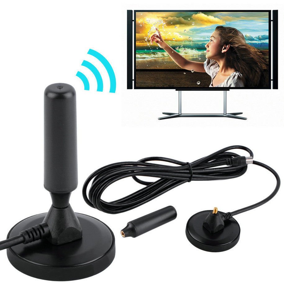 Indoor Gain 30dBi Digital DVB-T/FM Freeview Aerial Antenna PC for TV HDTV dbdb
