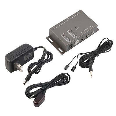 IR Infrared Remote Control Repeater Extender AV Kit 4 Emitters 1 Receiver dbdb