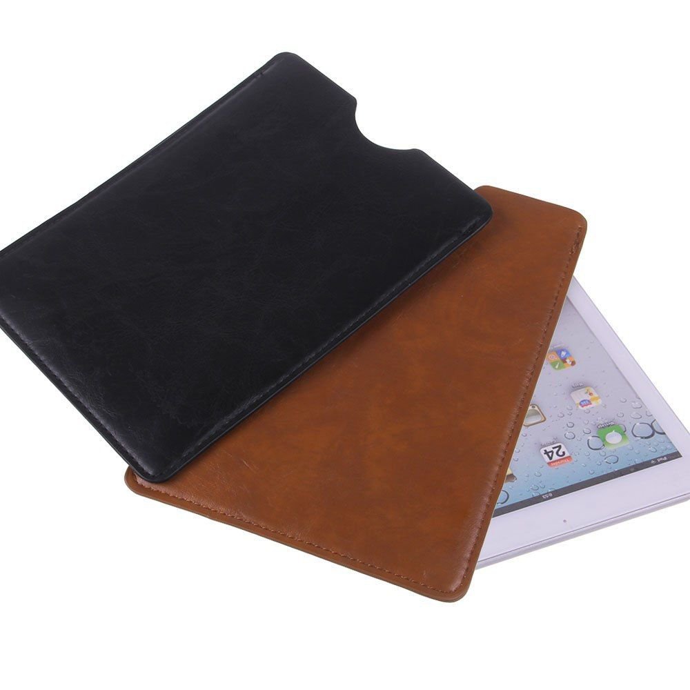 PU Leather Case Cover Sleeve Pouch For 7" Android Tablet 7.9" ipad Mini & Retina Brown color 1 Pcs
