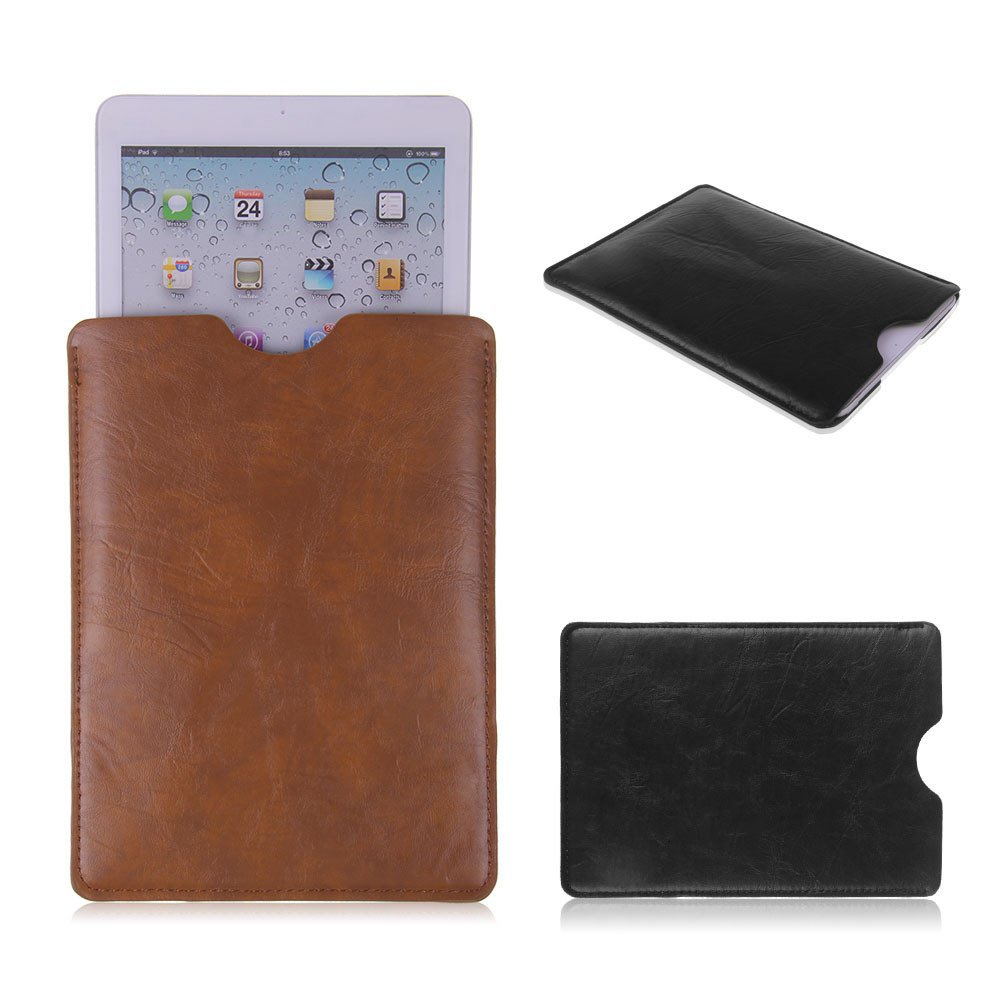 PU Leather Case Cover Sleeve Pouch For 7" Android Tablet 7.9" ipad Mini & Retina Black color 1 Pcs