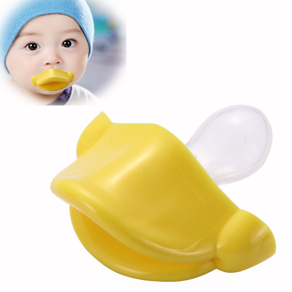 Funny Baby Pacifiers Duck Mouth Toddler Infant Soother Nipples Teether Silicone db