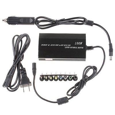 100W Universal AC/DC to DC Adapter Inverter Car Charger Power Supply for Laptop db