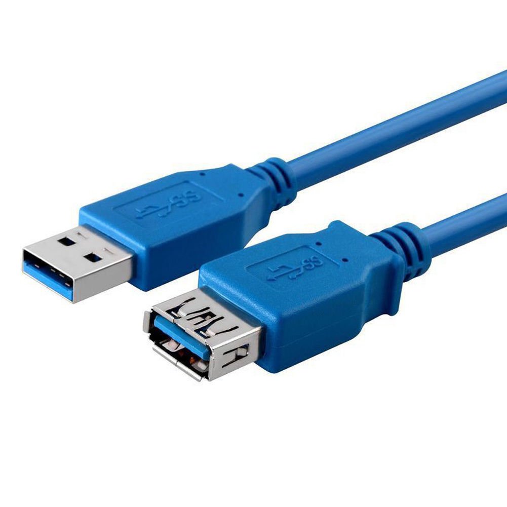 1.8M/6FT USB 3.0 Type A Male To Female Super Fast Extension Cable Cord blue