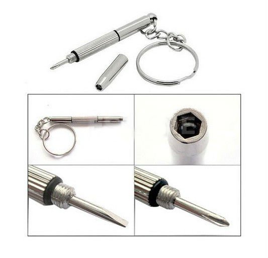 Screwdriver Precision Eyeglass Repair Tool Keychain