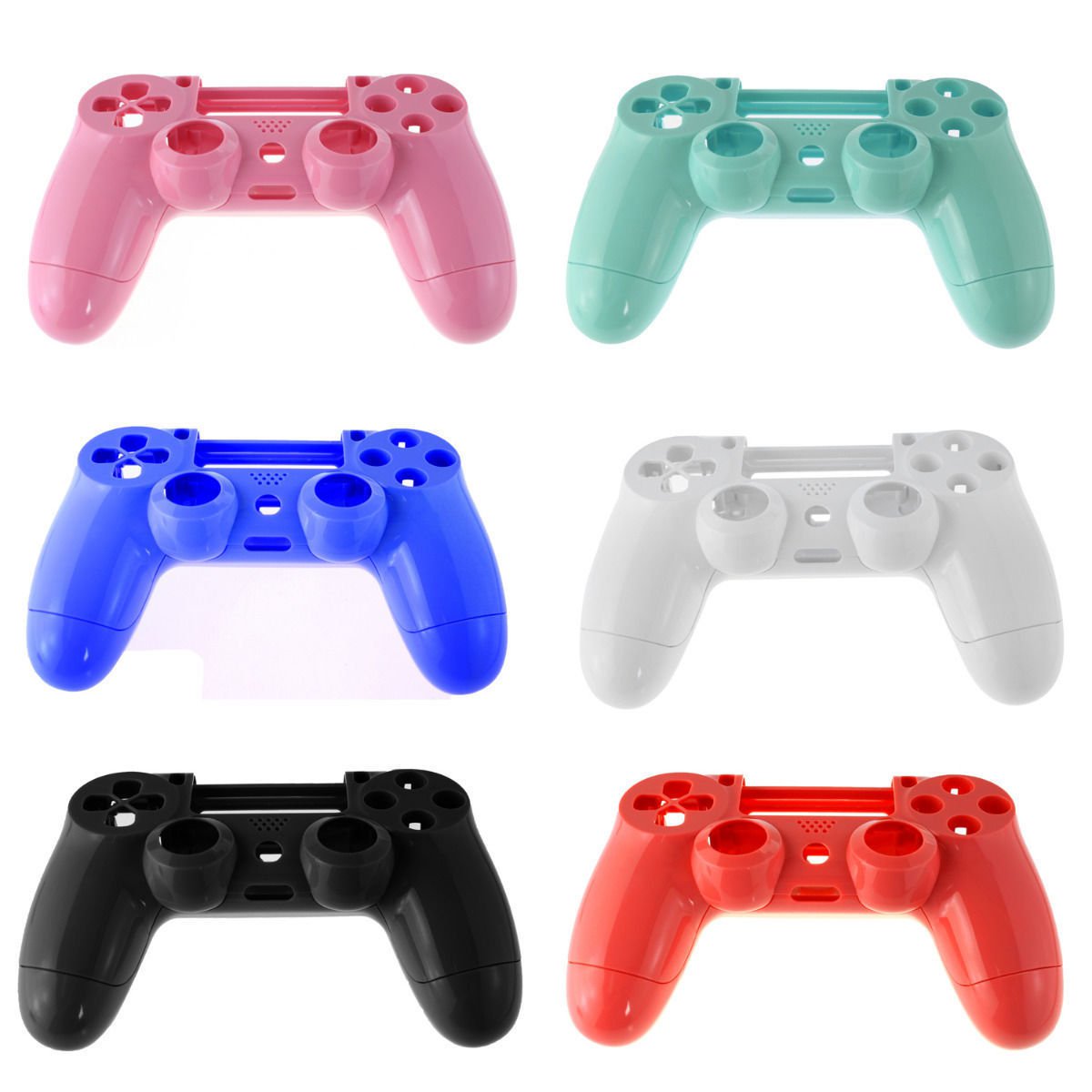 For Sony Playstation 4 PS4 Wireless Controller Hard Housing Case Shell Cover white Color