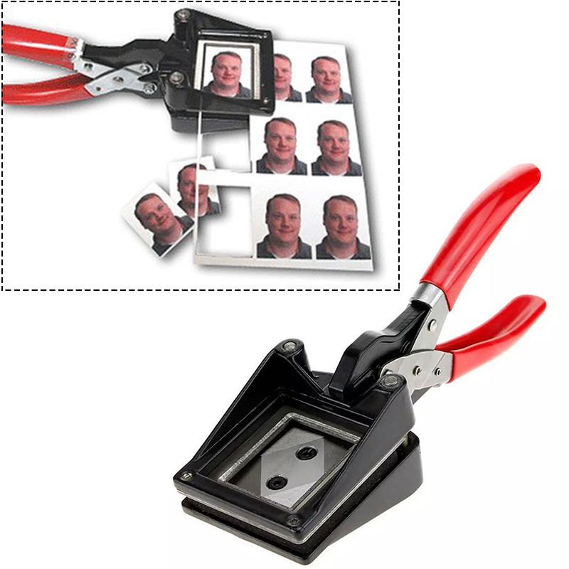 Handheld ID Card License Photo Picture Punch Cutter Plastic Photo Cutter 35*45mm db