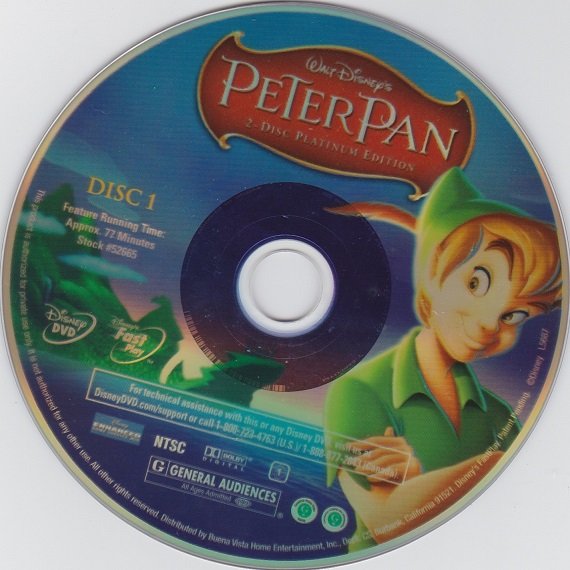 Peter Pan Two Disc Platinum Edition Disney Dvd Cover Vrogue Co