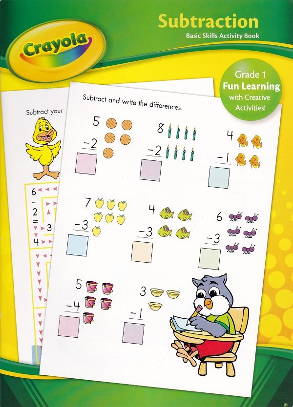 Crayola SUBRTACTION Grade 1 (Workbook)