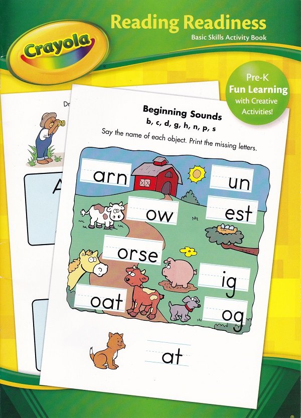 Crayola READING READINESS Grade Pre-K (Workbook)