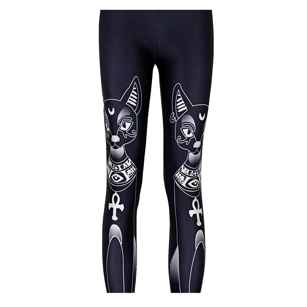 Black cat Egyptian leggings