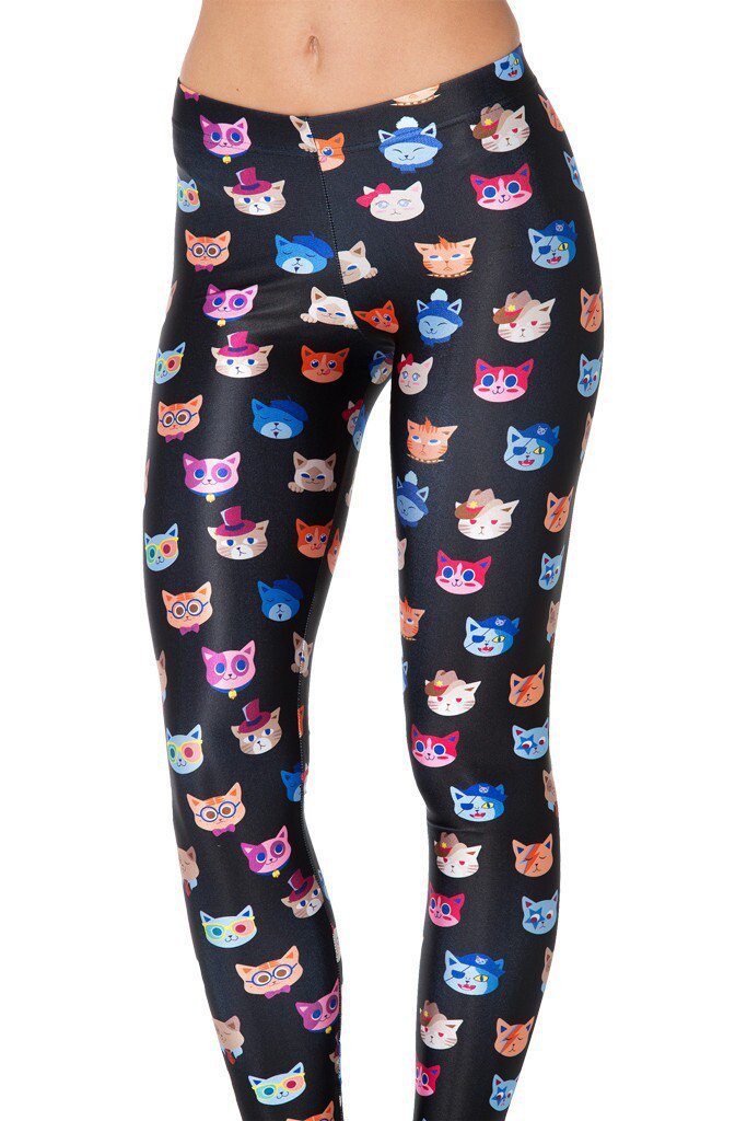 cartoon cat leggings