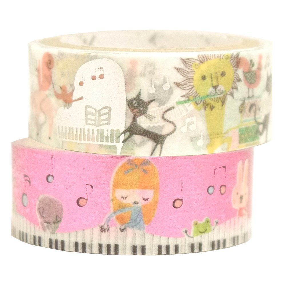 Masking Tape By Shinzi Katoh Collection Set of 2- Music