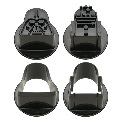 Star Wars Shapped Food Cutters - Darth Vader and R2-D2
