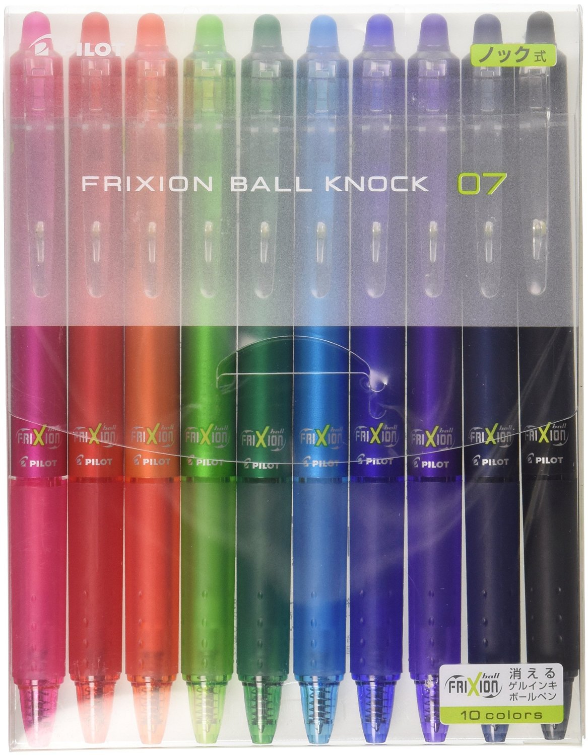 Pilot Frixion Ball Knock 0.7mm Ballpoint Pen Set