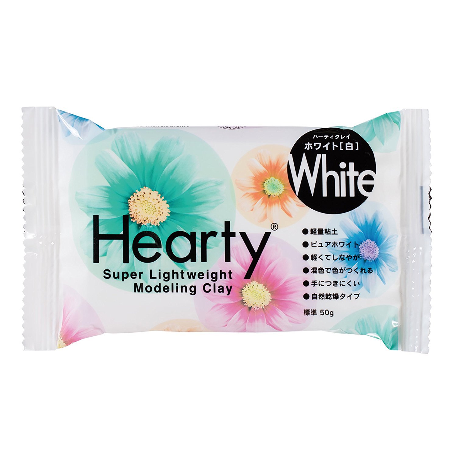 Hearty White Color Size S 50g Modeling Clay by Padico
