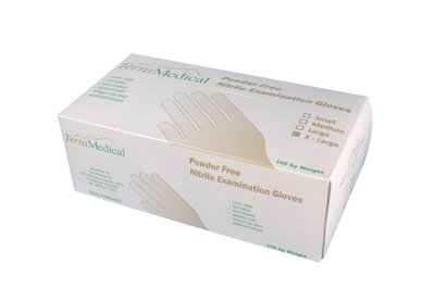 Nitrile Powder Free Exam Gloves, Box of 100, Size X-Large