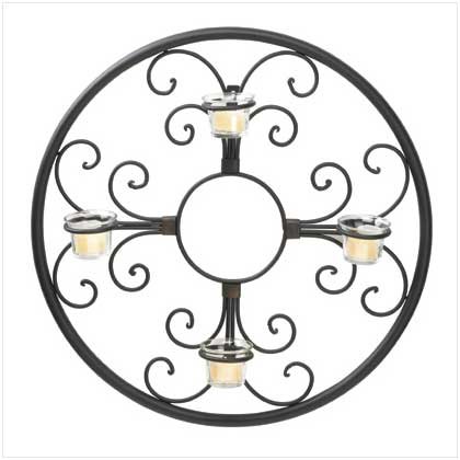 Circular Wall Candleholder