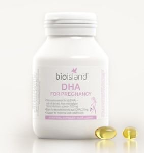Bio Island DHA for Pregnancy 60 Softgel Capsules (Australia Import)